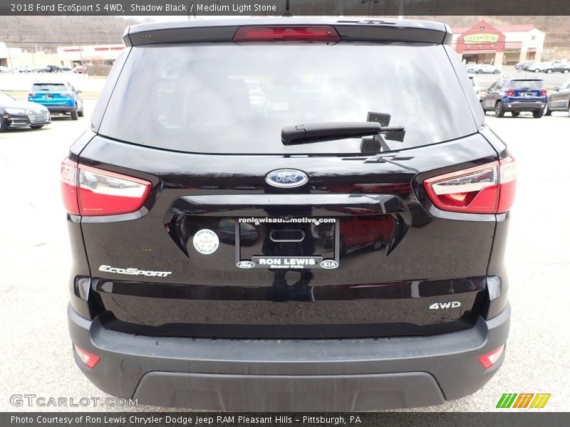 Shadow Black / Medium Light Stone 2018 Ford EcoSport S 4WD