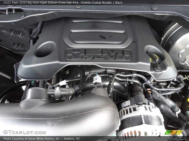  2022 1500 Big Horn Night Edition Crew Cab 4x4 Engine - 5.7 Liter OHV HEMI 16-Valve VVT MDS V8
