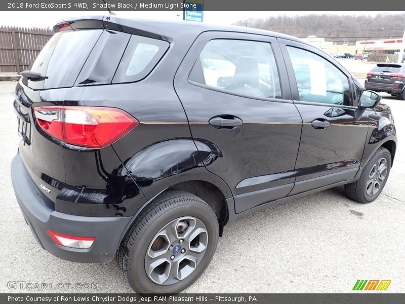 Shadow Black / Medium Light Stone 2018 Ford EcoSport S 4WD