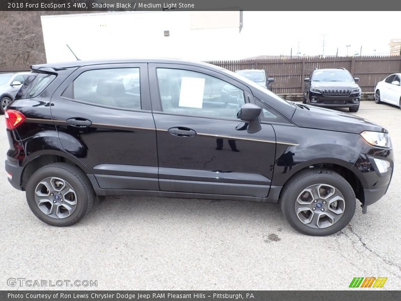 Shadow Black / Medium Light Stone 2018 Ford EcoSport S 4WD