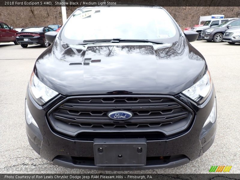Shadow Black / Medium Light Stone 2018 Ford EcoSport S 4WD