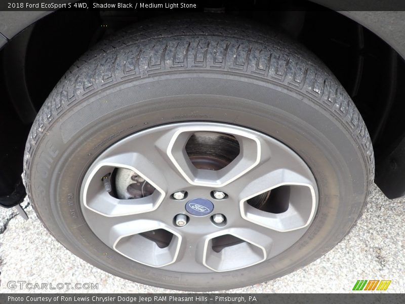 Shadow Black / Medium Light Stone 2018 Ford EcoSport S 4WD