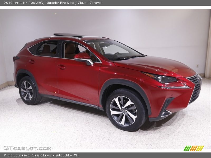 Matador Red Mica / Glazed Caramel 2019 Lexus NX 300 AWD