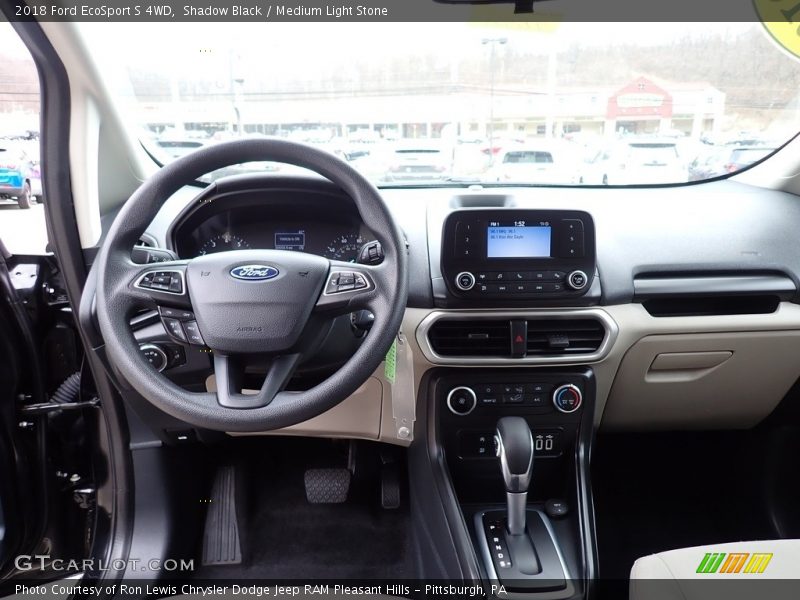 Shadow Black / Medium Light Stone 2018 Ford EcoSport S 4WD