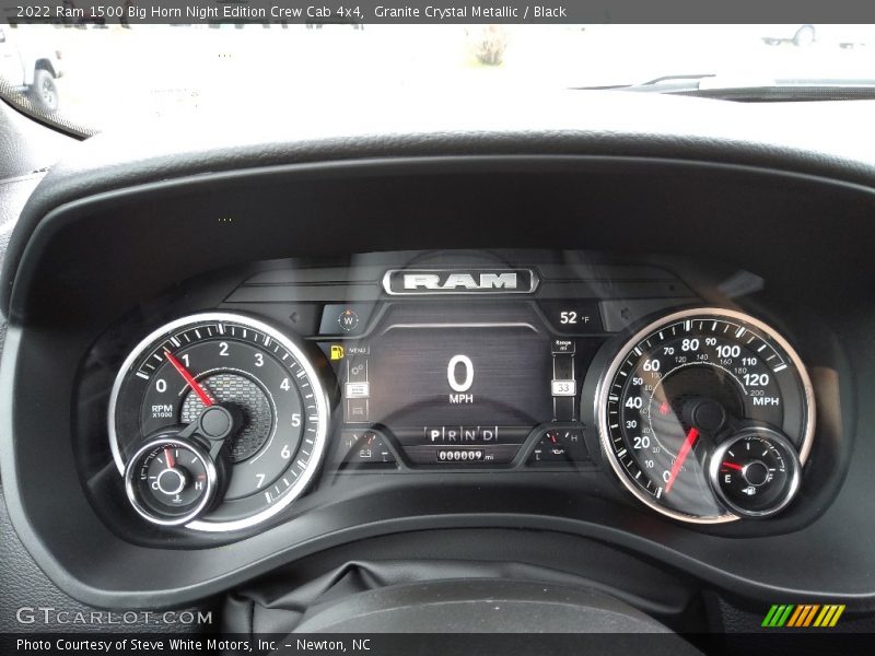  2022 1500 Big Horn Night Edition Crew Cab 4x4 Big Horn Night Edition Crew Cab 4x4 Gauges