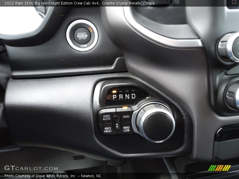  2022 1500 Big Horn Night Edition Crew Cab 4x4 8 Speed Automatic Shifter