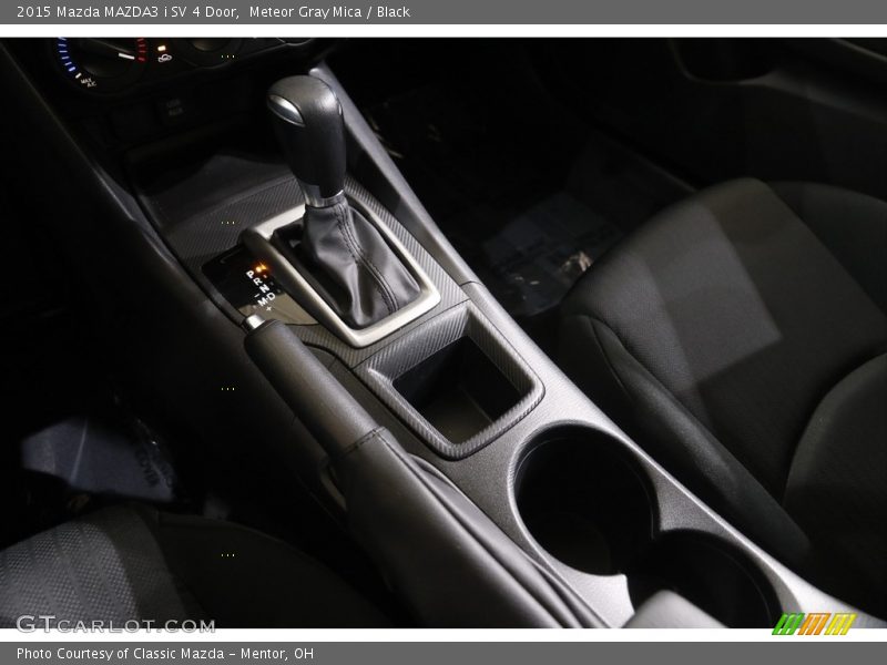 Meteor Gray Mica / Black 2015 Mazda MAZDA3 i SV 4 Door