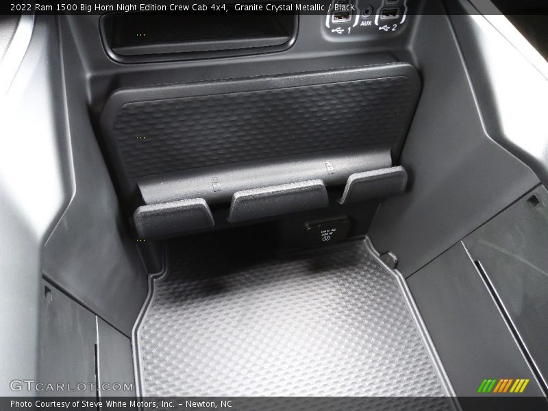 Granite Crystal Metallic / Black 2022 Ram 1500 Big Horn Night Edition Crew Cab 4x4