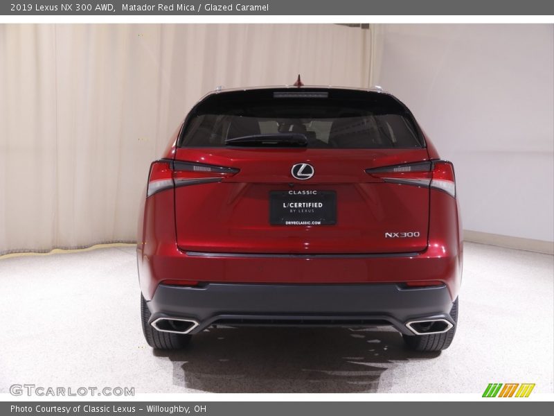 Matador Red Mica / Glazed Caramel 2019 Lexus NX 300 AWD