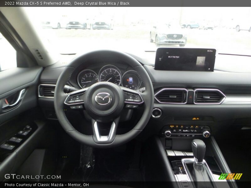 Deep Crystal Blue Mica / Black 2022 Mazda CX-5 S Preferred AWD