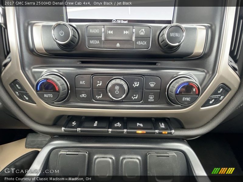 Controls of 2017 Sierra 2500HD Denali Crew Cab 4x4