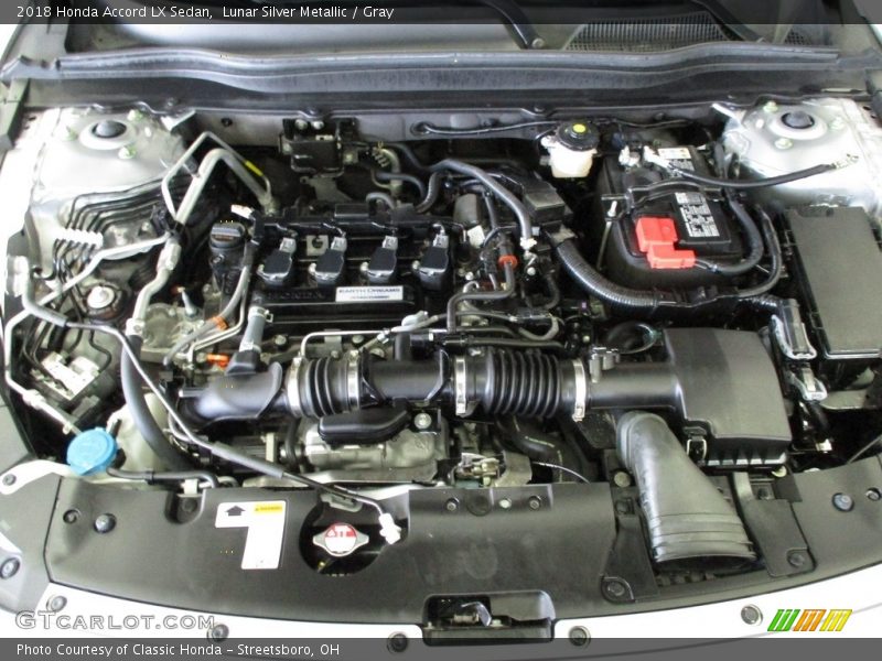 Lunar Silver Metallic / Gray 2018 Honda Accord LX Sedan