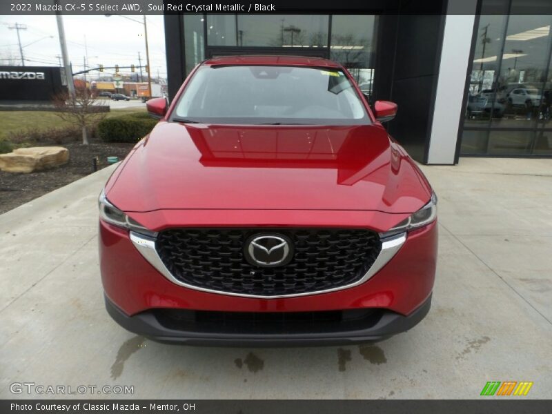 Soul Red Crystal Metallic / Black 2022 Mazda CX-5 S Select AWD