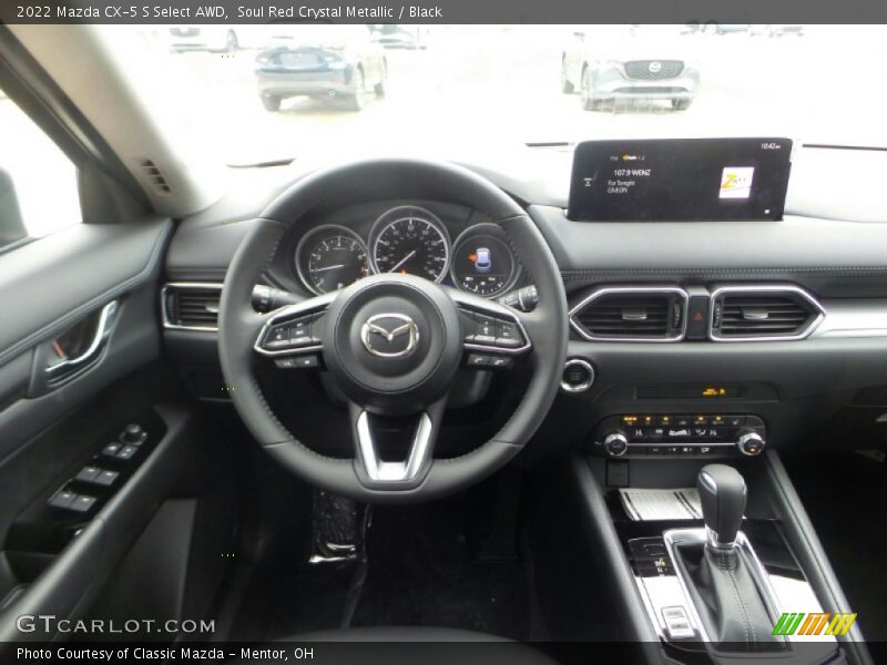 Soul Red Crystal Metallic / Black 2022 Mazda CX-5 S Select AWD