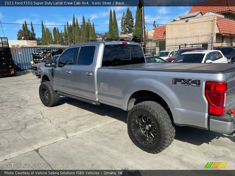 Iconic Silver / Black 2021 Ford F350 Super Duty Lariat Crew Cab 4x4