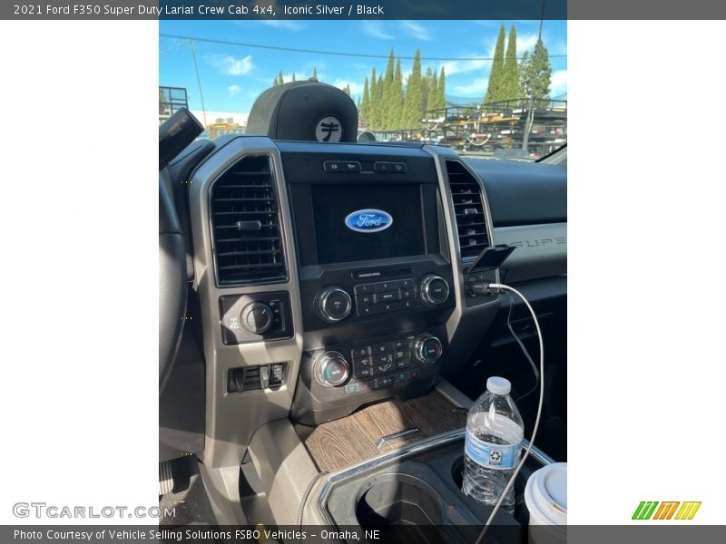 Iconic Silver / Black 2021 Ford F350 Super Duty Lariat Crew Cab 4x4
