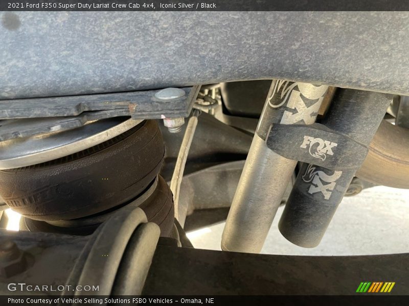 Iconic Silver / Black 2021 Ford F350 Super Duty Lariat Crew Cab 4x4