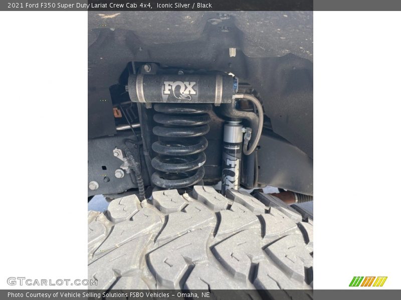 Iconic Silver / Black 2021 Ford F350 Super Duty Lariat Crew Cab 4x4