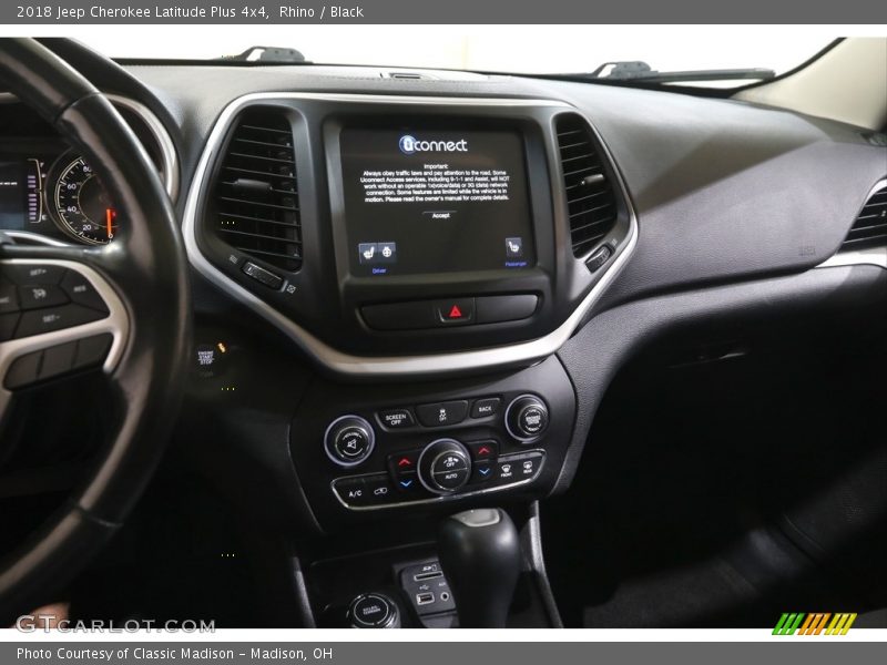 Rhino / Black 2018 Jeep Cherokee Latitude Plus 4x4