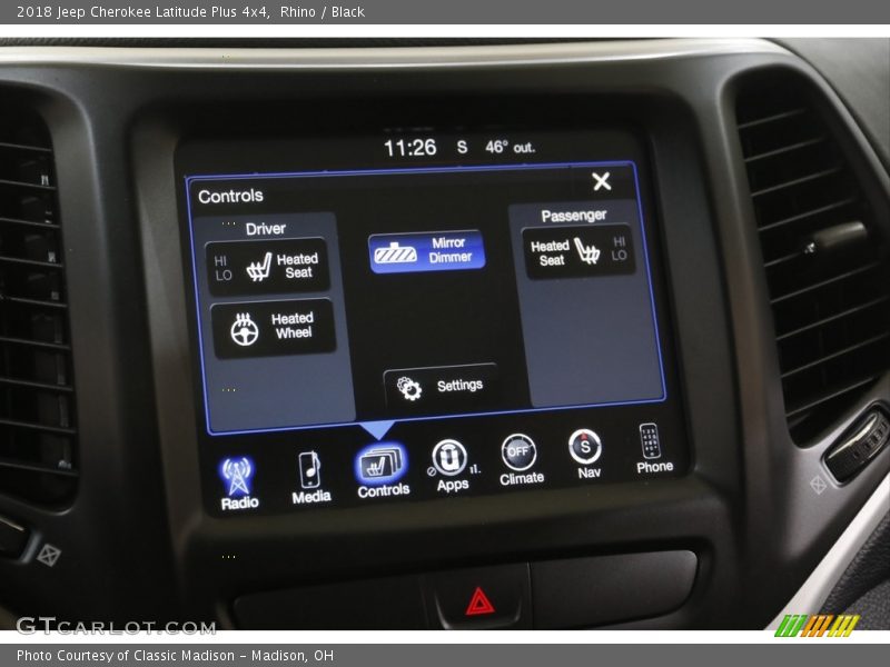 Rhino / Black 2018 Jeep Cherokee Latitude Plus 4x4