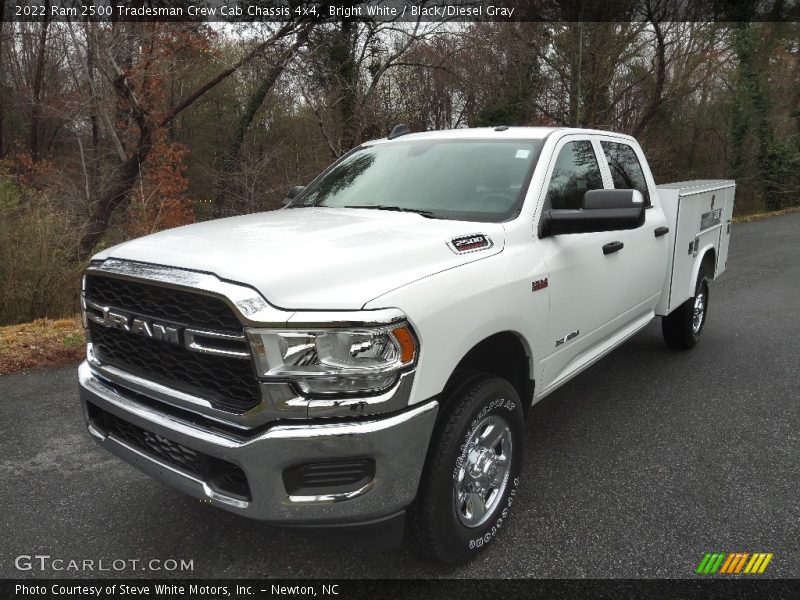 Bright White / Black/Diesel Gray 2022 Ram 2500 Tradesman Crew Cab Chassis 4x4
