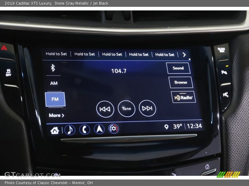 Stone Gray Metallic / Jet Black 2019 Cadillac XTS Luxury