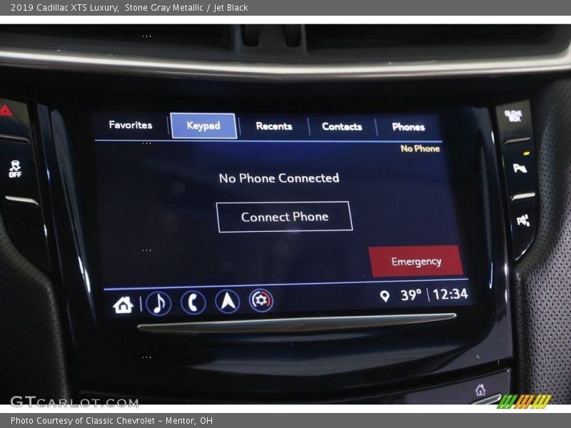 Stone Gray Metallic / Jet Black 2019 Cadillac XTS Luxury