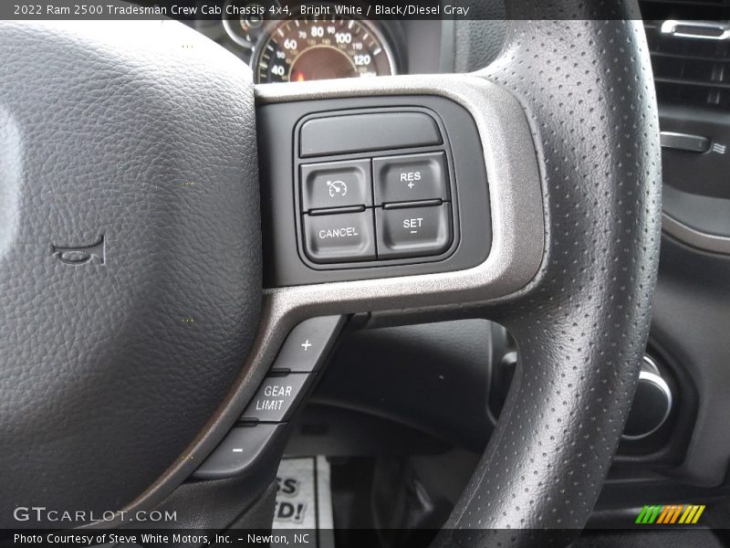 Bright White / Black/Diesel Gray 2022 Ram 2500 Tradesman Crew Cab Chassis 4x4