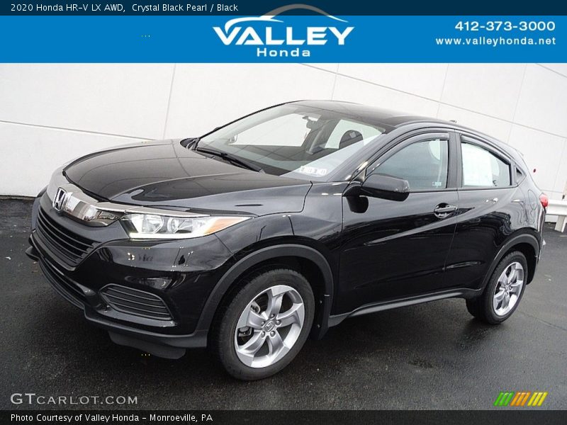 Crystal Black Pearl / Black 2020 Honda HR-V LX AWD