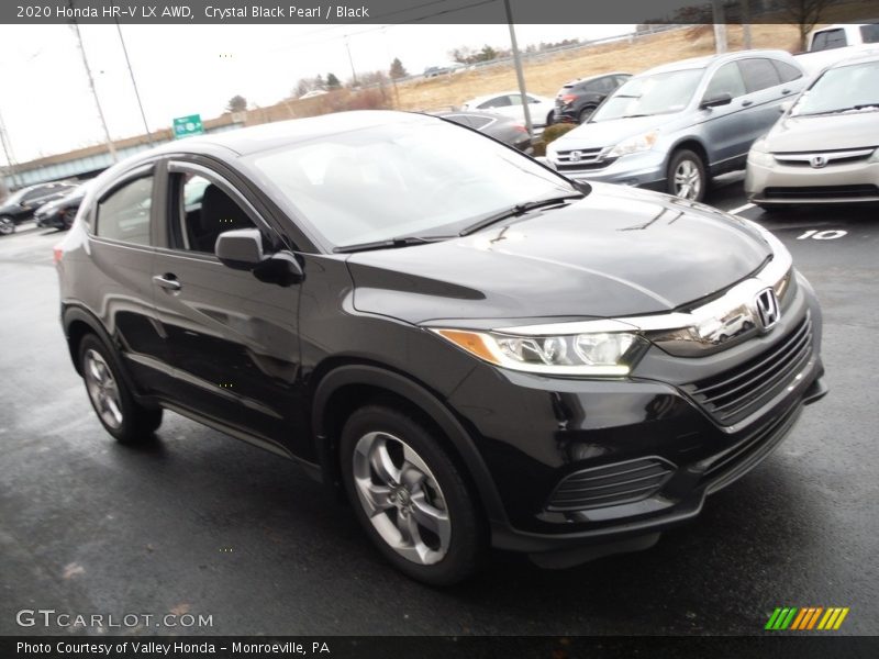 Crystal Black Pearl / Black 2020 Honda HR-V LX AWD