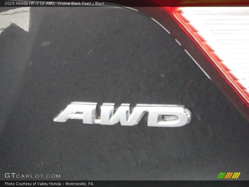 Crystal Black Pearl / Black 2020 Honda HR-V LX AWD