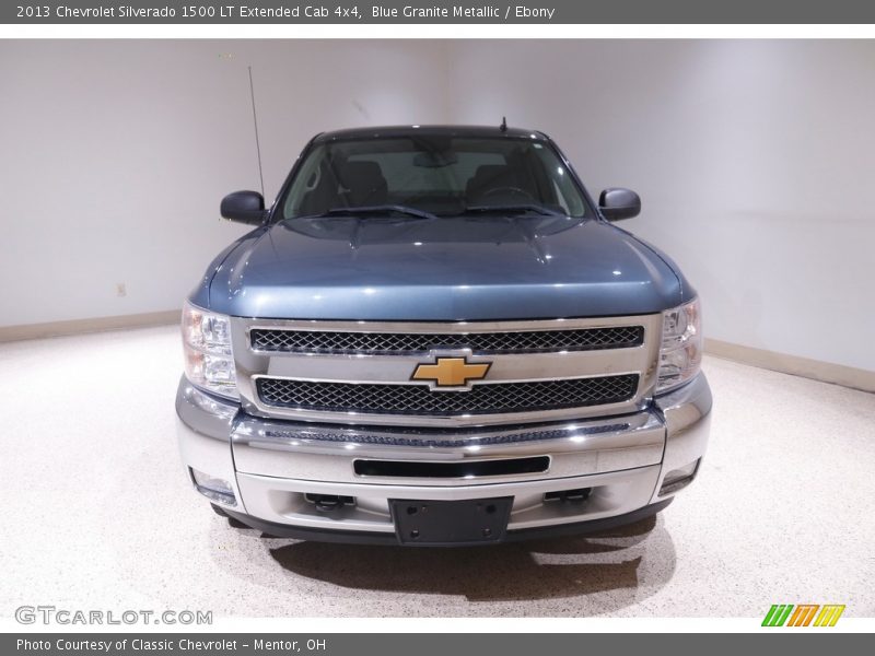 Blue Granite Metallic / Ebony 2013 Chevrolet Silverado 1500 LT Extended Cab 4x4