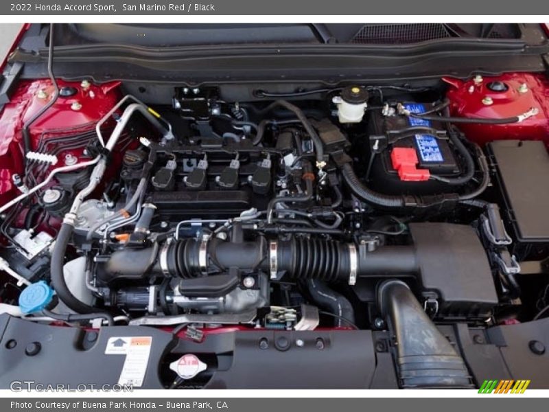 San Marino Red / Black 2022 Honda Accord Sport