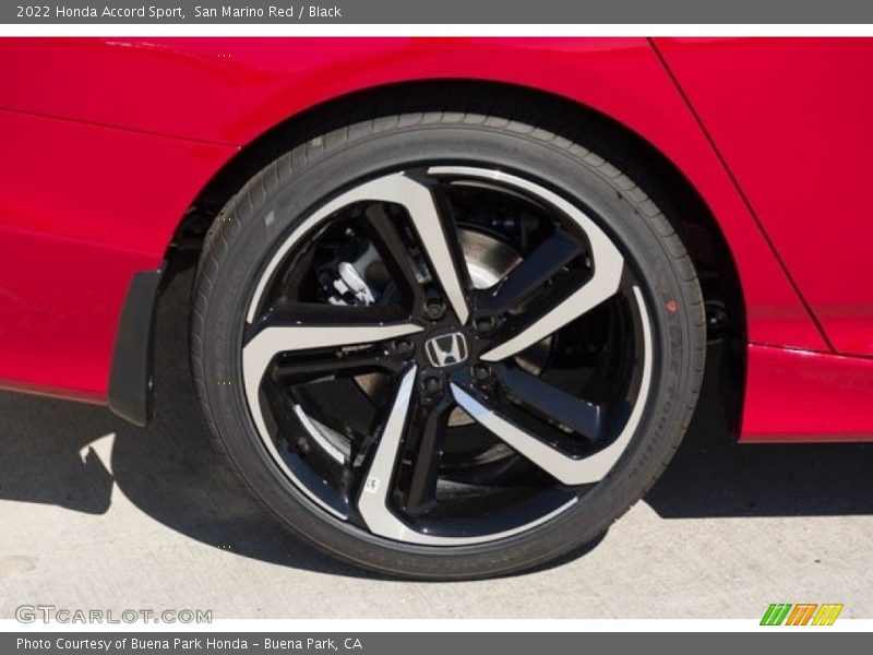 San Marino Red / Black 2022 Honda Accord Sport