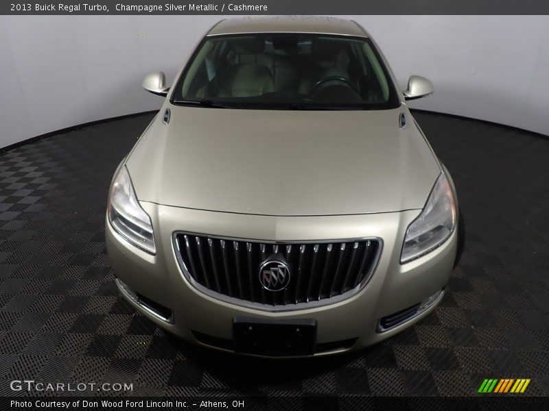 Champagne Silver Metallic / Cashmere 2013 Buick Regal Turbo