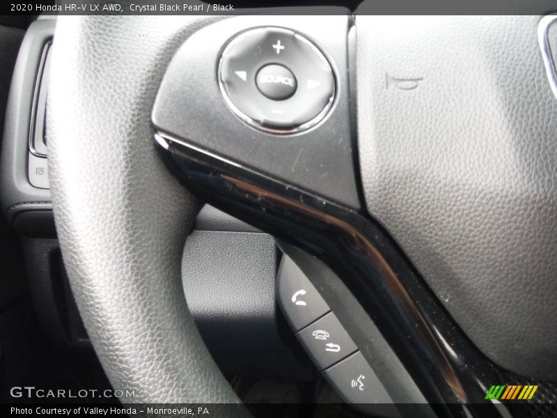 Crystal Black Pearl / Black 2020 Honda HR-V LX AWD