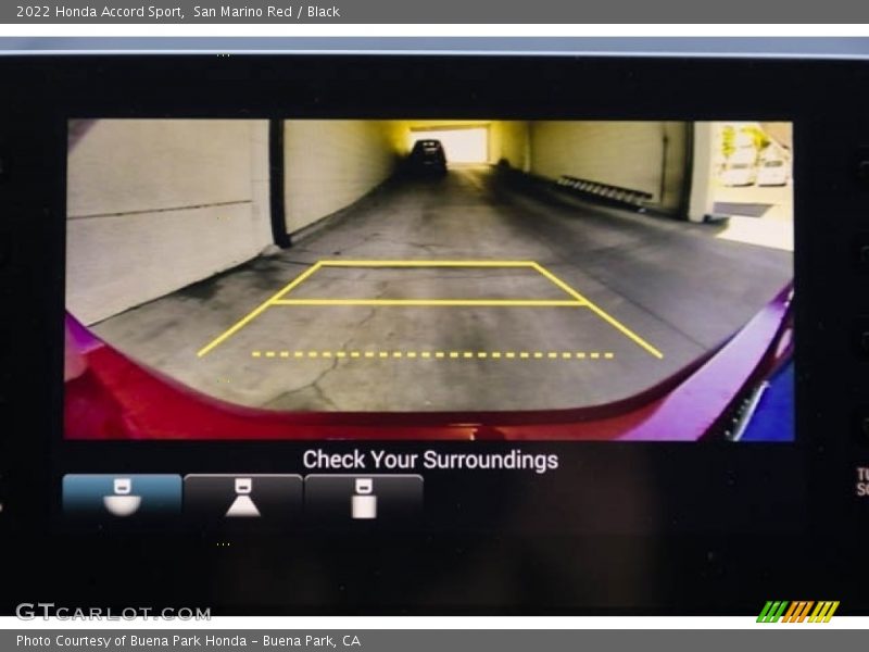 San Marino Red / Black 2022 Honda Accord Sport