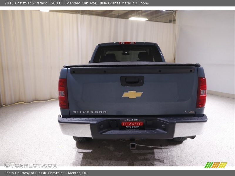 Blue Granite Metallic / Ebony 2013 Chevrolet Silverado 1500 LT Extended Cab 4x4