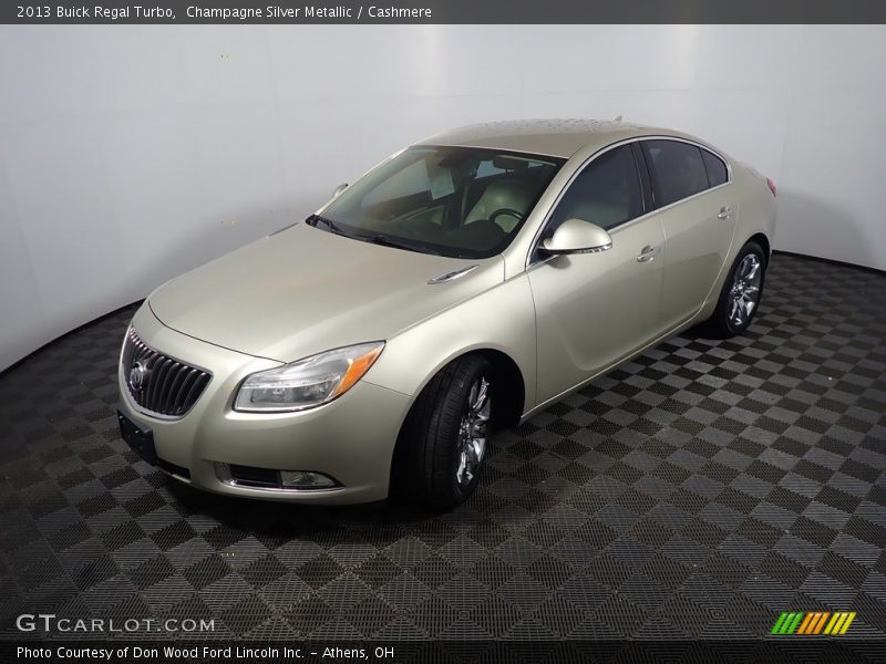 Champagne Silver Metallic / Cashmere 2013 Buick Regal Turbo