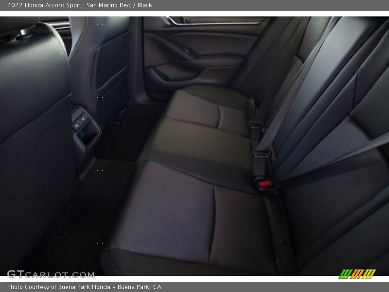 San Marino Red / Black 2022 Honda Accord Sport