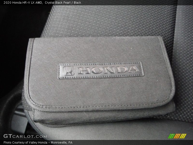 Crystal Black Pearl / Black 2020 Honda HR-V LX AWD