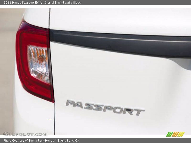 Crystal Black Pearl / Black 2021 Honda Passport EX-L