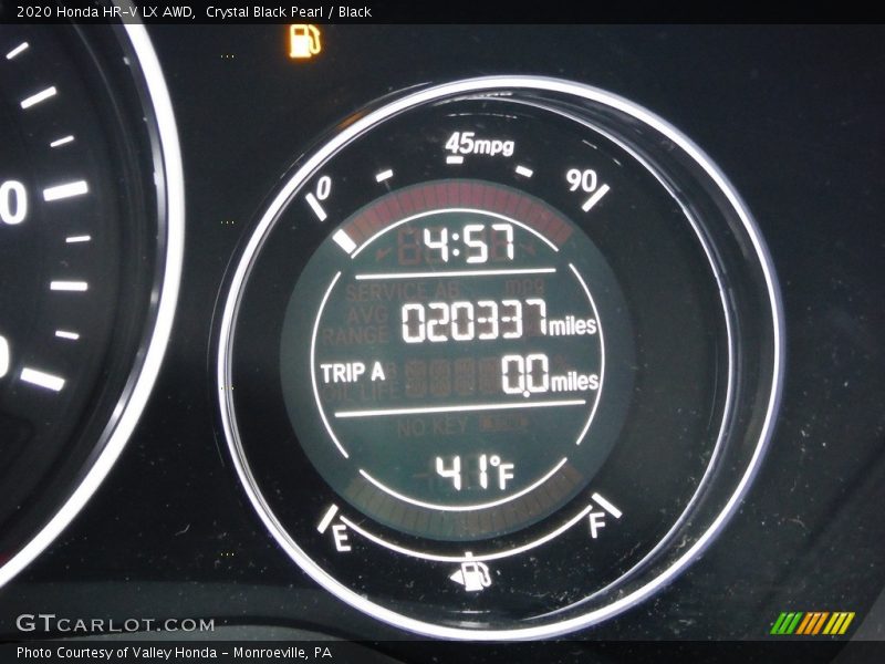 Crystal Black Pearl / Black 2020 Honda HR-V LX AWD