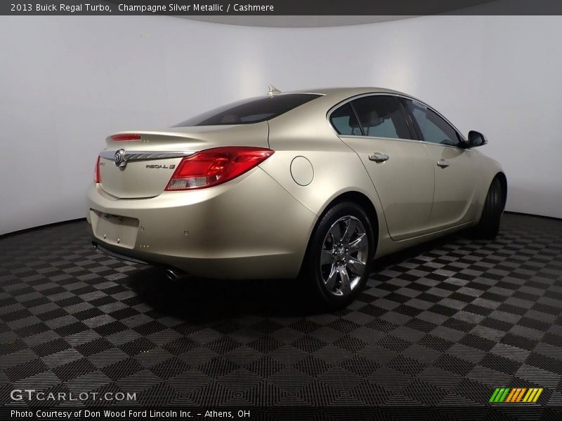 Champagne Silver Metallic / Cashmere 2013 Buick Regal Turbo