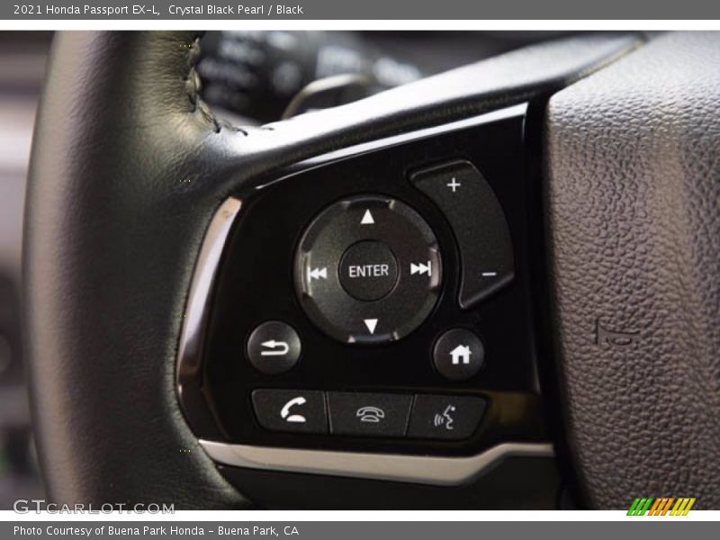 Crystal Black Pearl / Black 2021 Honda Passport EX-L