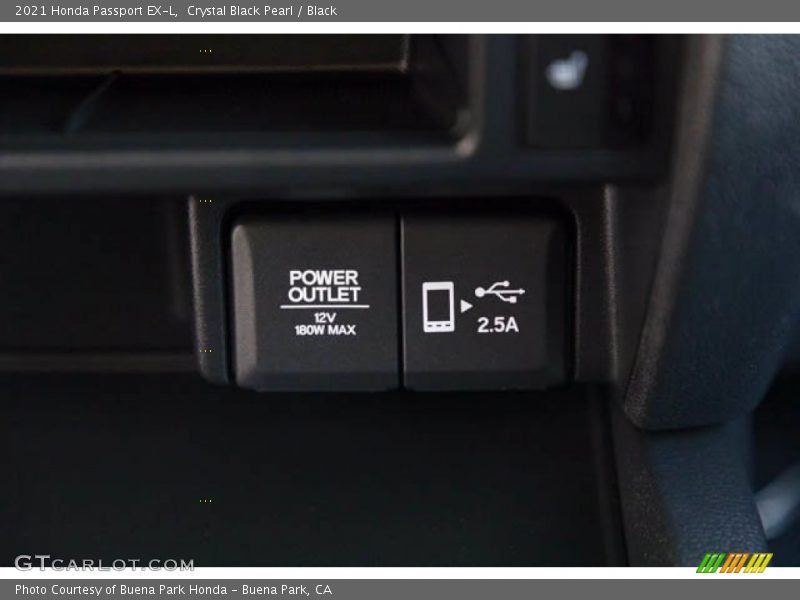 Crystal Black Pearl / Black 2021 Honda Passport EX-L
