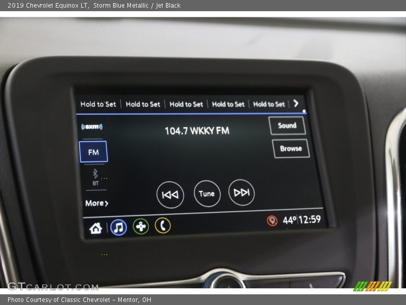 Storm Blue Metallic / Jet Black 2019 Chevrolet Equinox LT