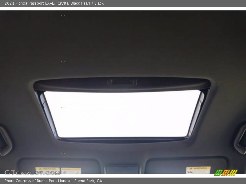 Crystal Black Pearl / Black 2021 Honda Passport EX-L