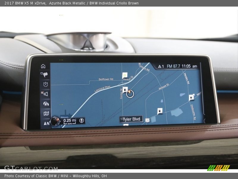 Navigation of 2017 X5 M xDrive