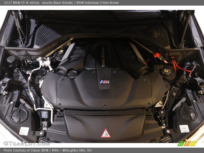  2017 X5 M xDrive Engine - 4.4 Liter DI TwinPower Turbocharged DOHC 32-Valve VVT V8